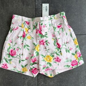 Girls Janie & Jack Floral Shorts NWT